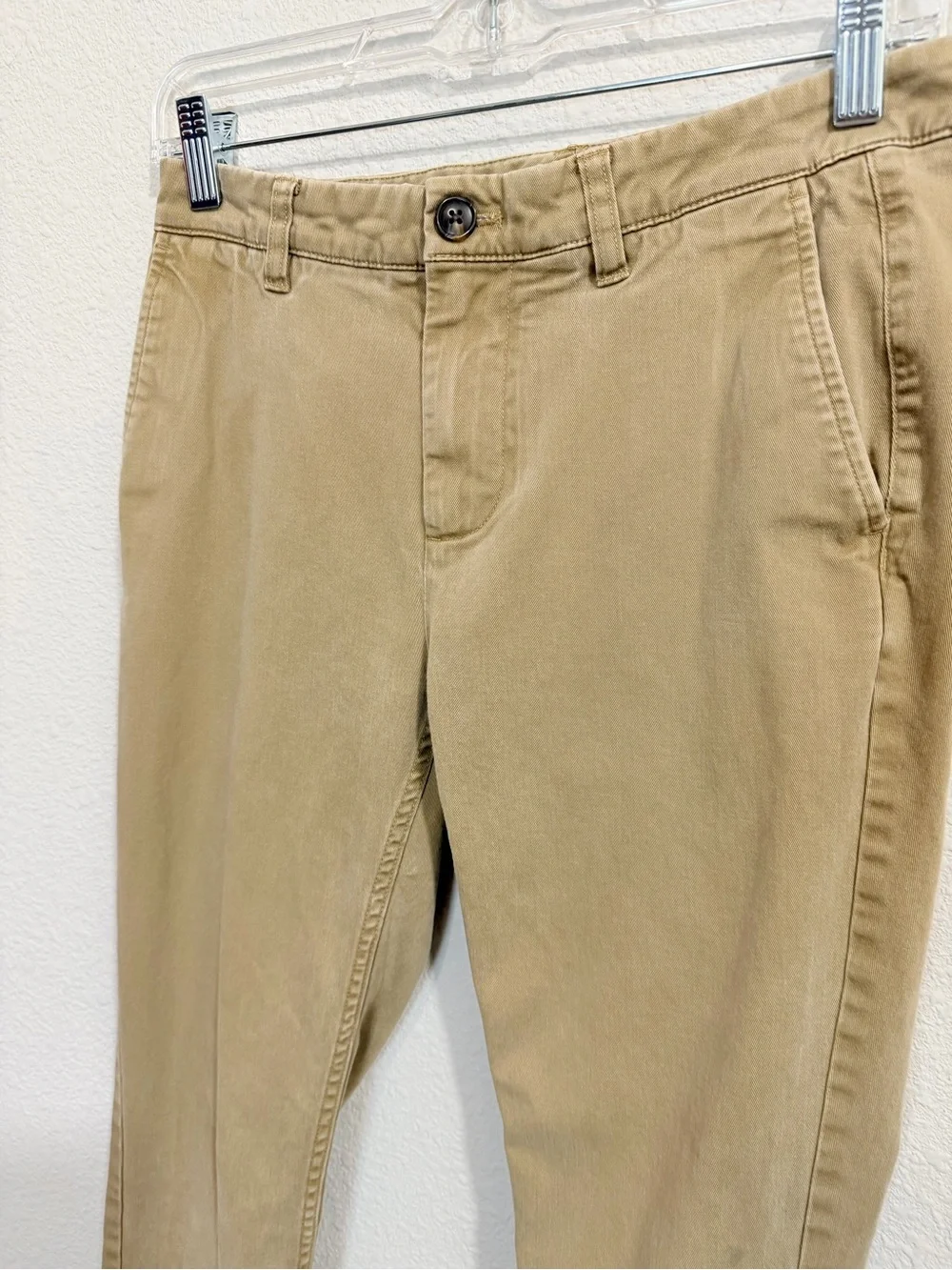 Hawker Rye Men's Tailored Chino Pants in Khaki 28X30